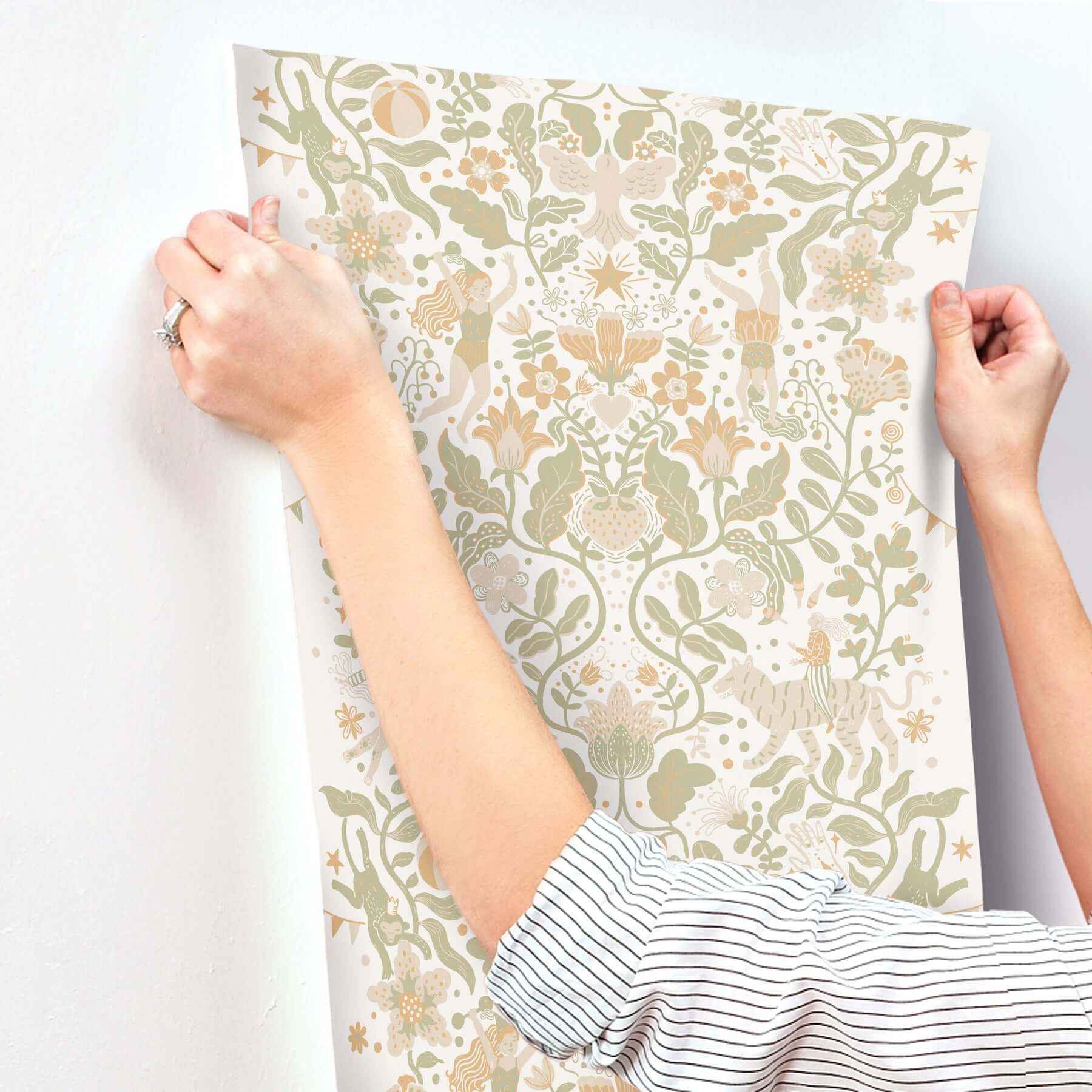Cirkus Moss Wallpaper - York Wallcoverings - MB29025 - York Wallcoverings Wallpaper