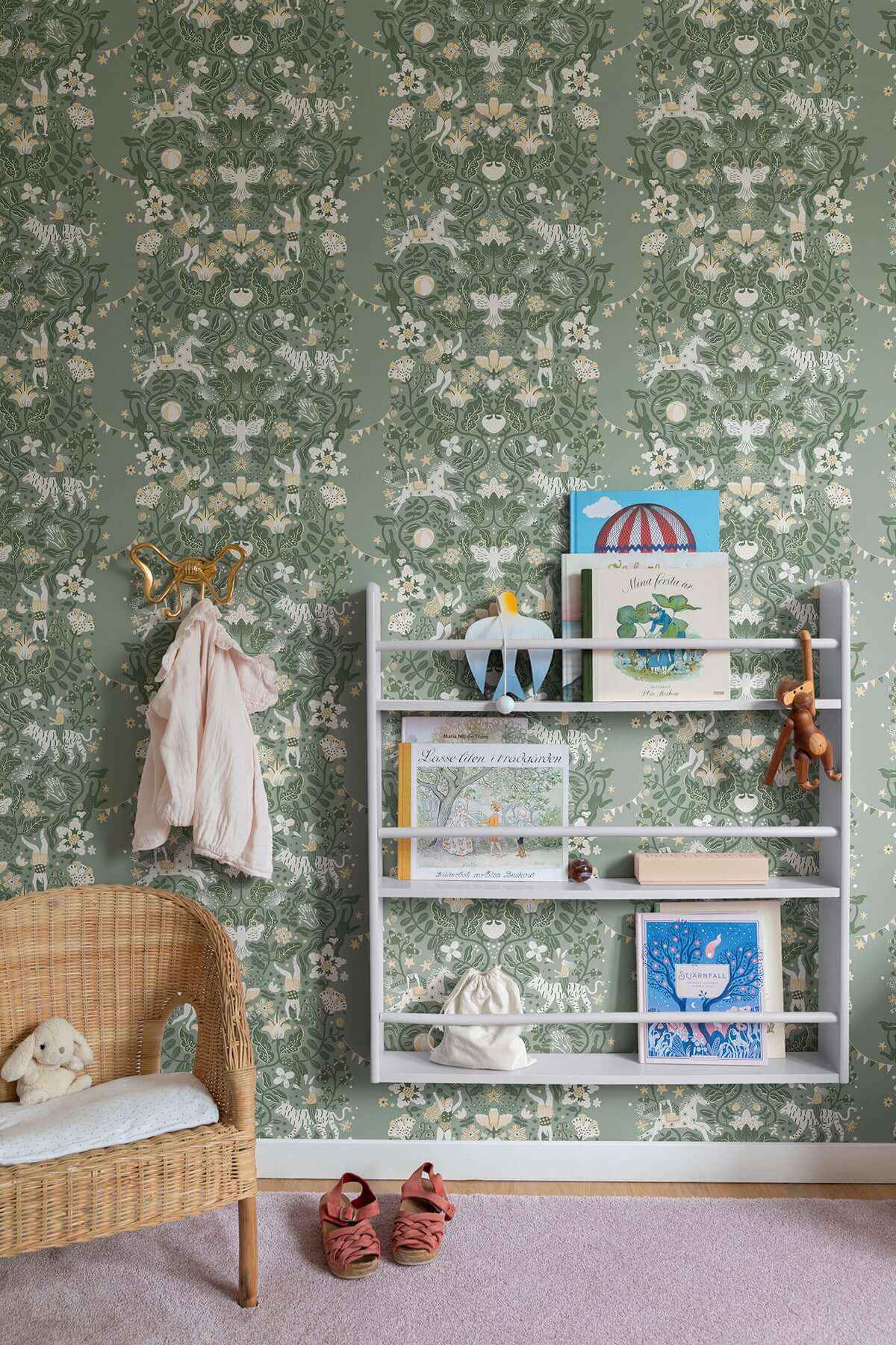 Cirkus Sea Green Wallpaper - York Wallcoverings - MB29027 - York Wallcoverings Wallpaper