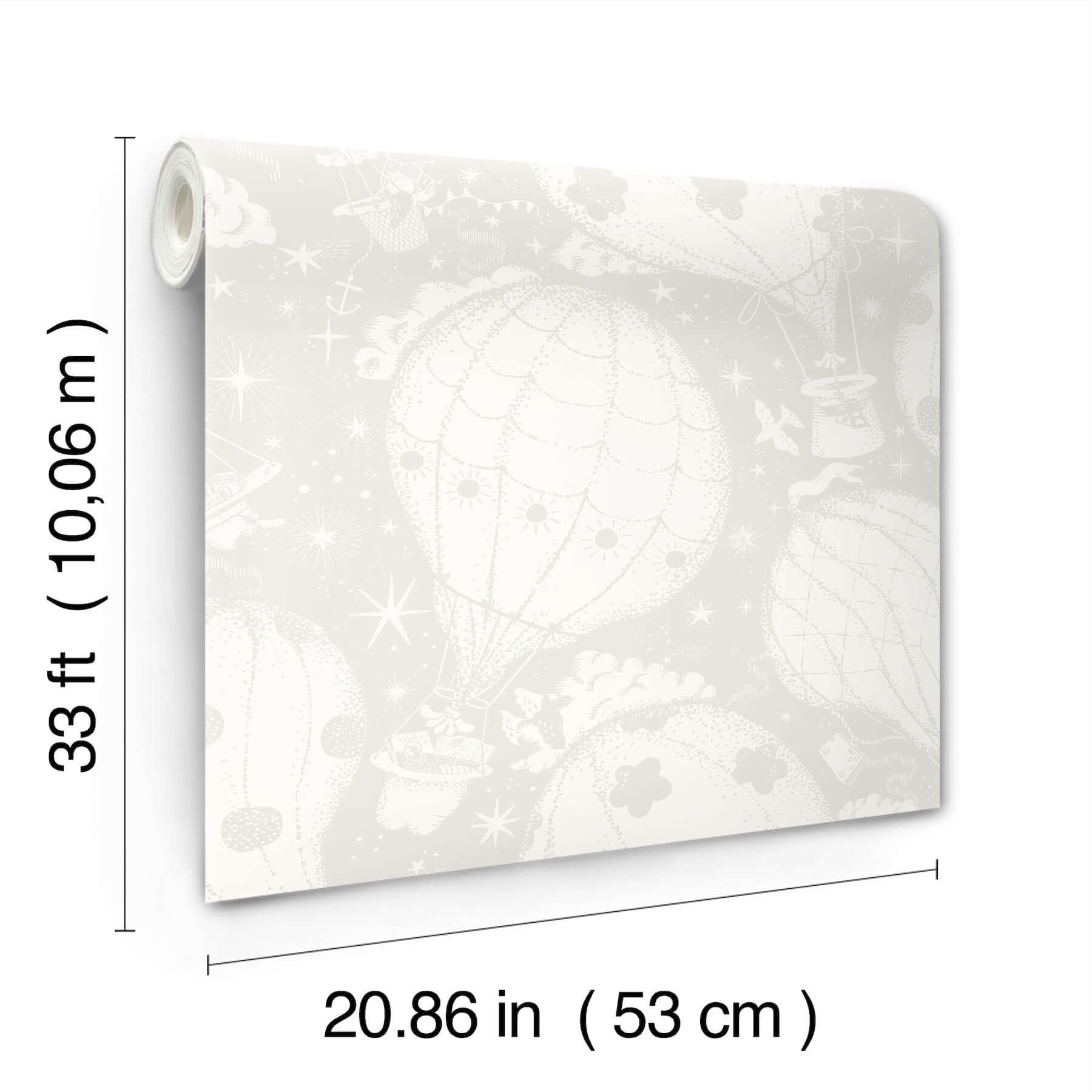 ballongerna-grey-wallpaper-york-wallcoverings-mb29001 - York Wallcoverings Wallpaper