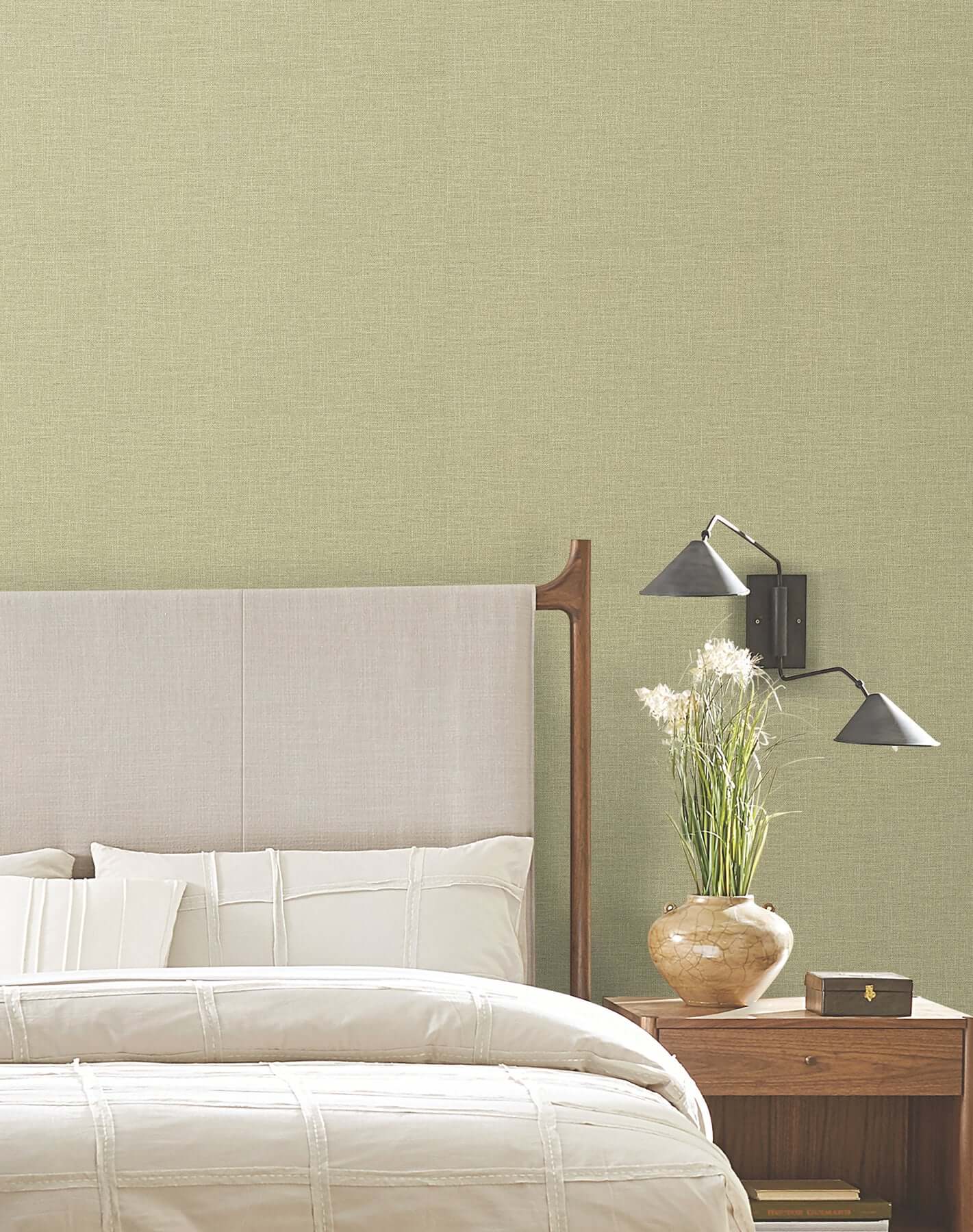 loom-green-wallpaper-york-wallcoverings-si26148 - York Wallcoverings Wallpaper