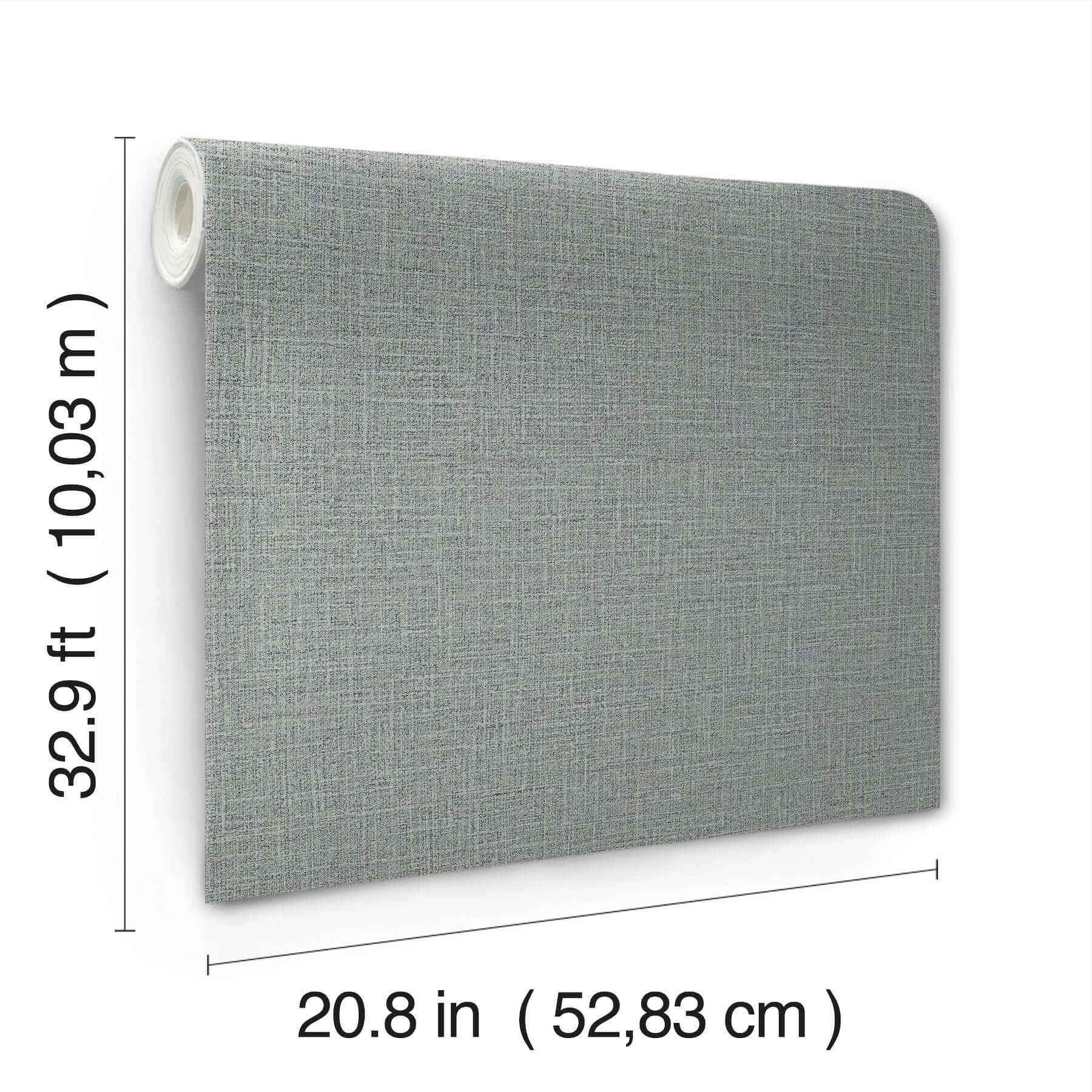 Loom Silver Wallpaper - York Wallcoverings - SI26141 - York Wallcoverings Wallpaper