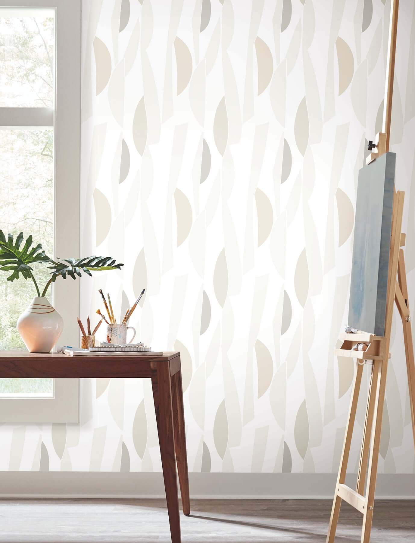 balance-gesso-wallpaper-york-wallcoverings-zm2824 - York Wallcoverings Wallpaper