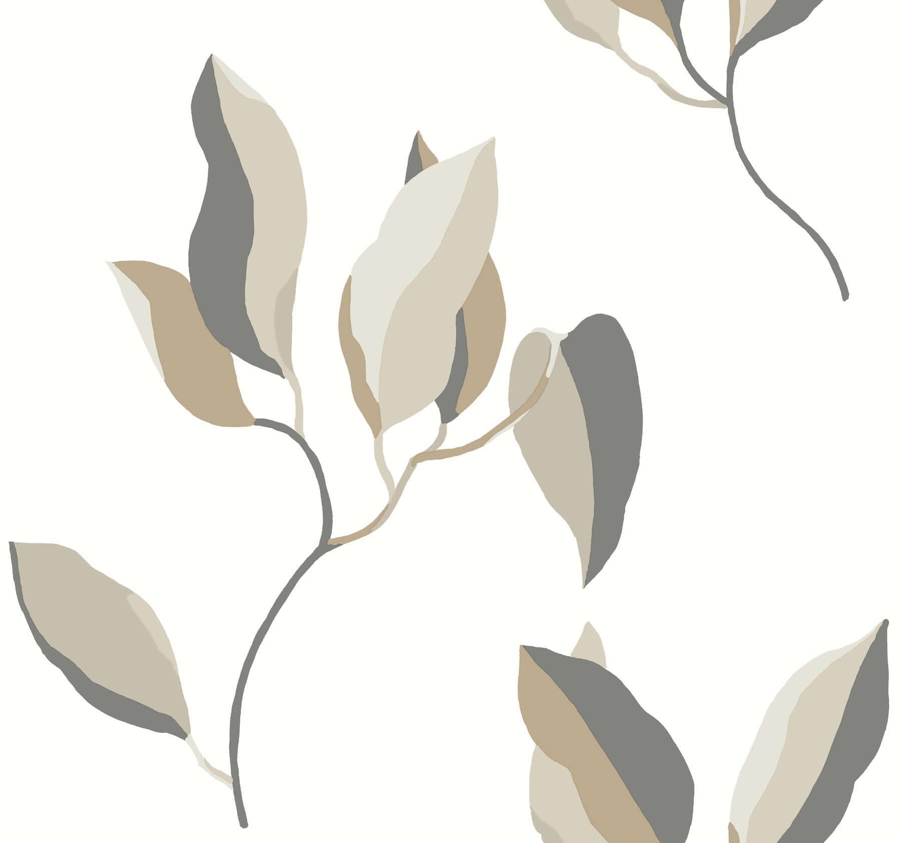 brushwork-branches-neutral-gold-wallpaper-york-wallcoverings-zm2876 - York Wallcoverings Wallpaper