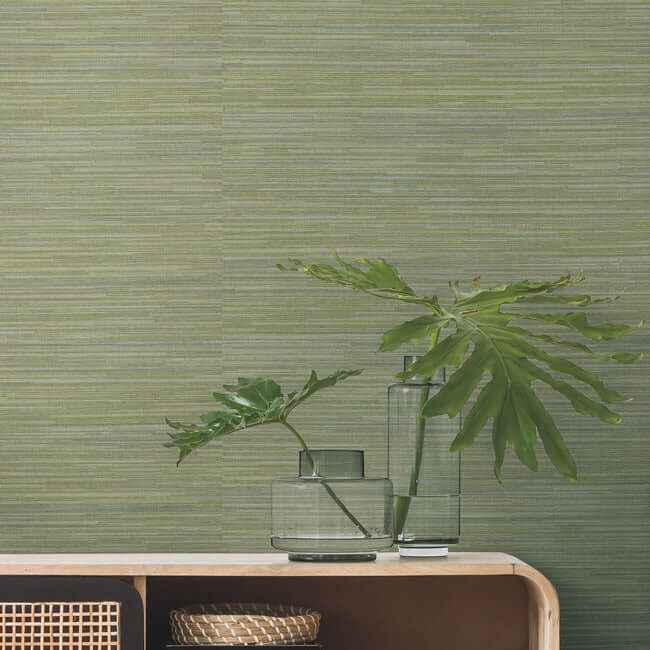 Trousseau Lime York High Performance Textile Wallcovering - York Wallcoverings - 200-15 - York Wallcoverings Wallpaper