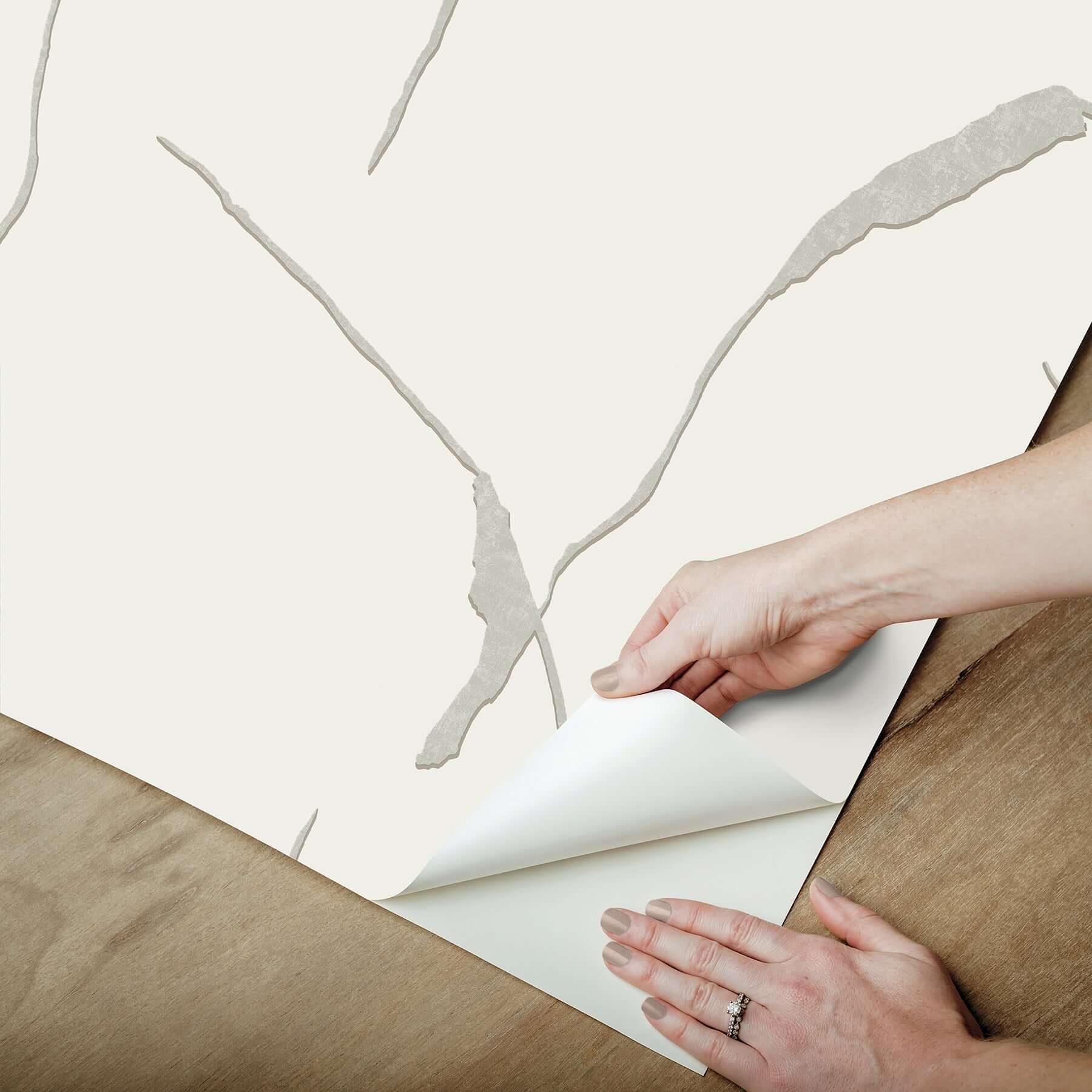ivory-coast-stone-glint-premium-peel-stick-wallpaper-york-wallcoverings-psw1654rl - York Wallcoverings Wallpaper