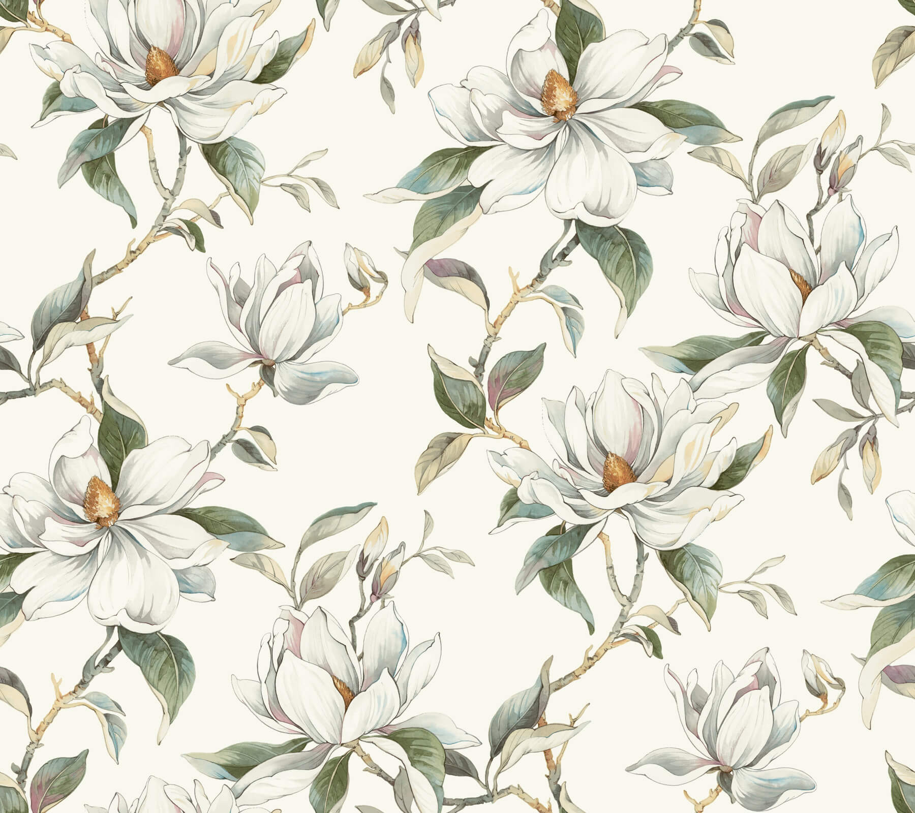 garden-jewels-white-wallpaper-york-wallcoverings-df3311 - York Wallcoverings Wallpaper