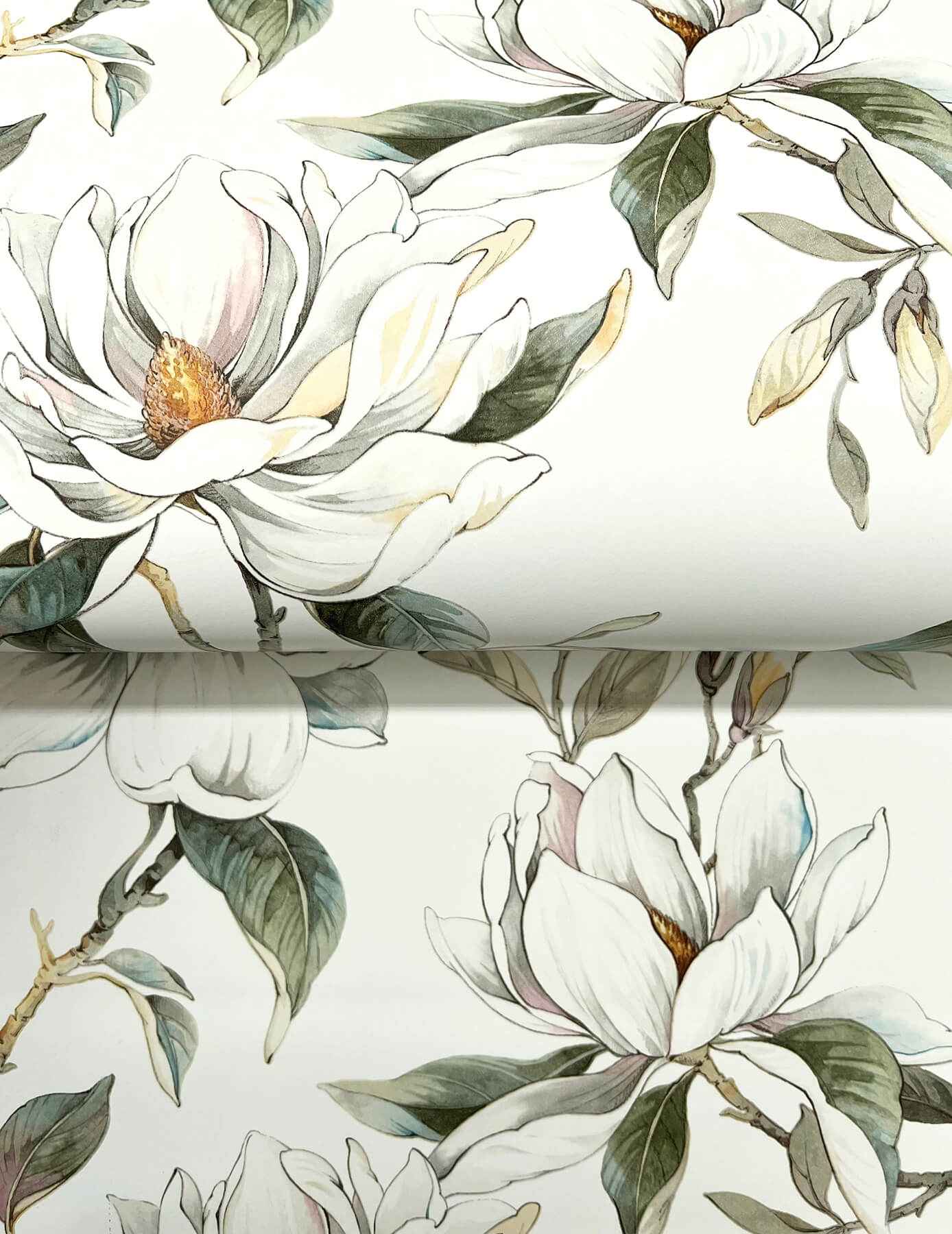 Garden Jewels White Wallpaper - York Wallcoverings - DF3311
