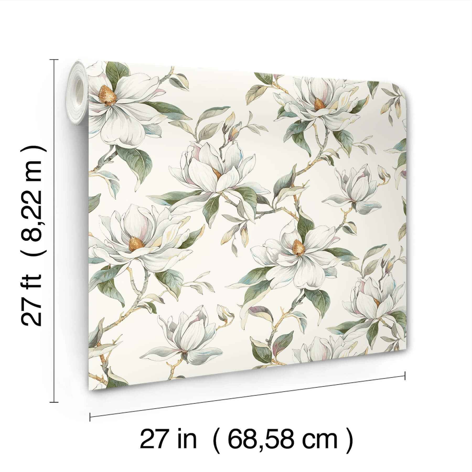 Garden Jewels White Wallpaper - York Wallcoverings - DF3311 - York Wallcoverings Wallpaper