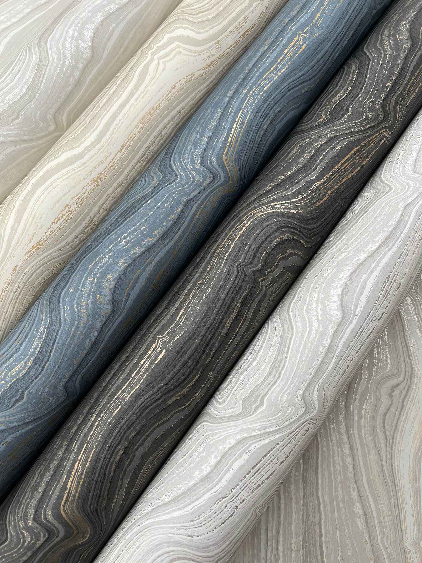 Mineral Shimmer White & Pearl Wallpaper - York Wallcoverings - DF3322 - York Wallcoverings Wallpaper