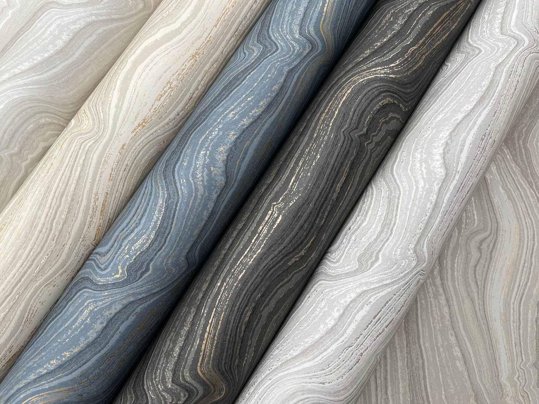 Mineral Shimmer Gray & Pearl Wallpaper - York Wallcoverings - DF3323 - York Wallcoverings Wallpaper