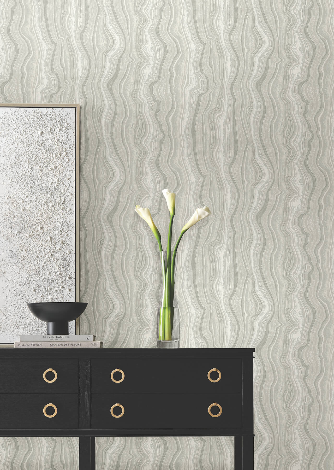 mineral-shimmer-gray-pearl-wallpaper-york-wallcoverings-df3323 - York Wallcoverings Wallpaper