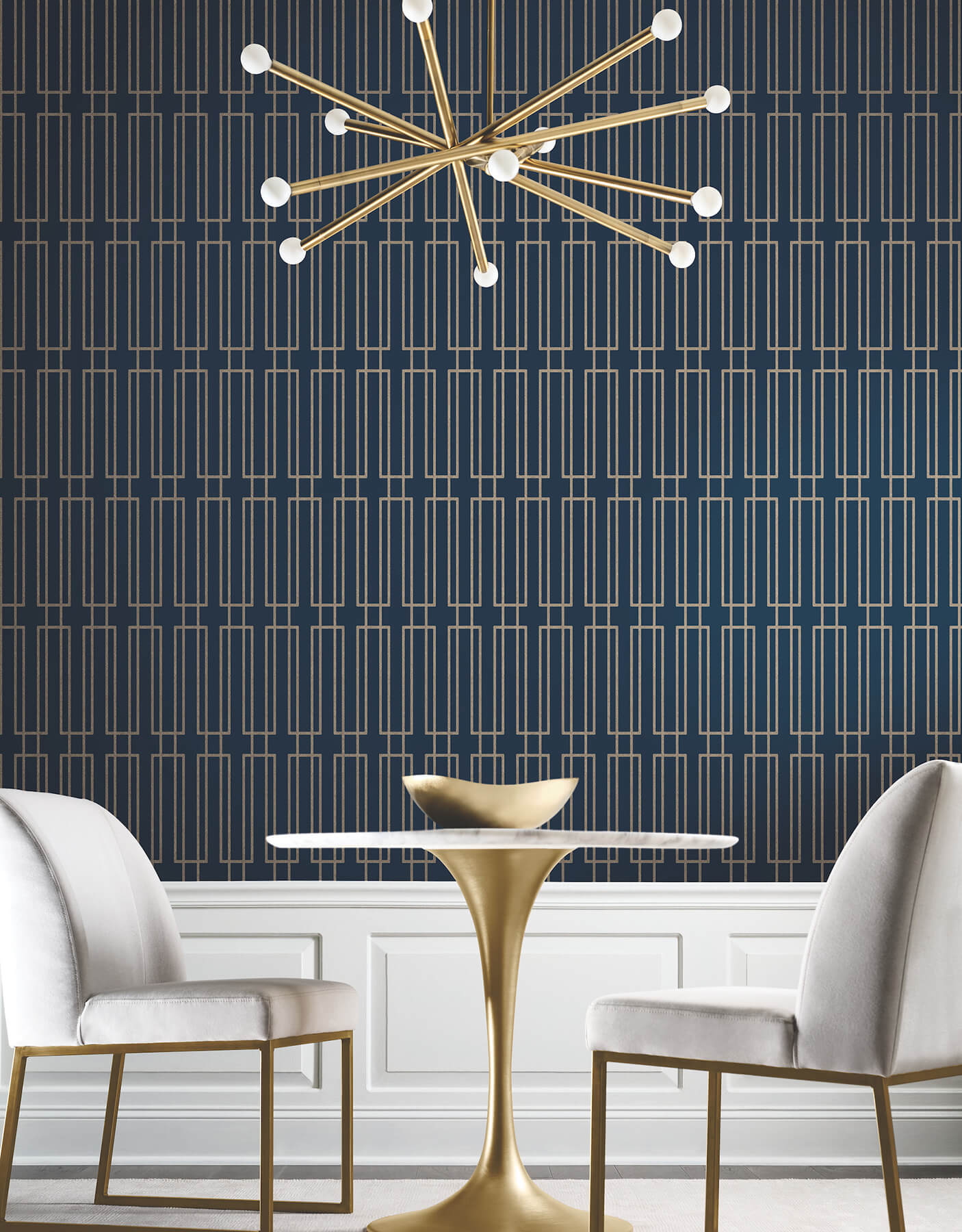 terrace-navy-wallpaper-york-wallcoverings-df3329 - York Wallcoverings Wallpaper