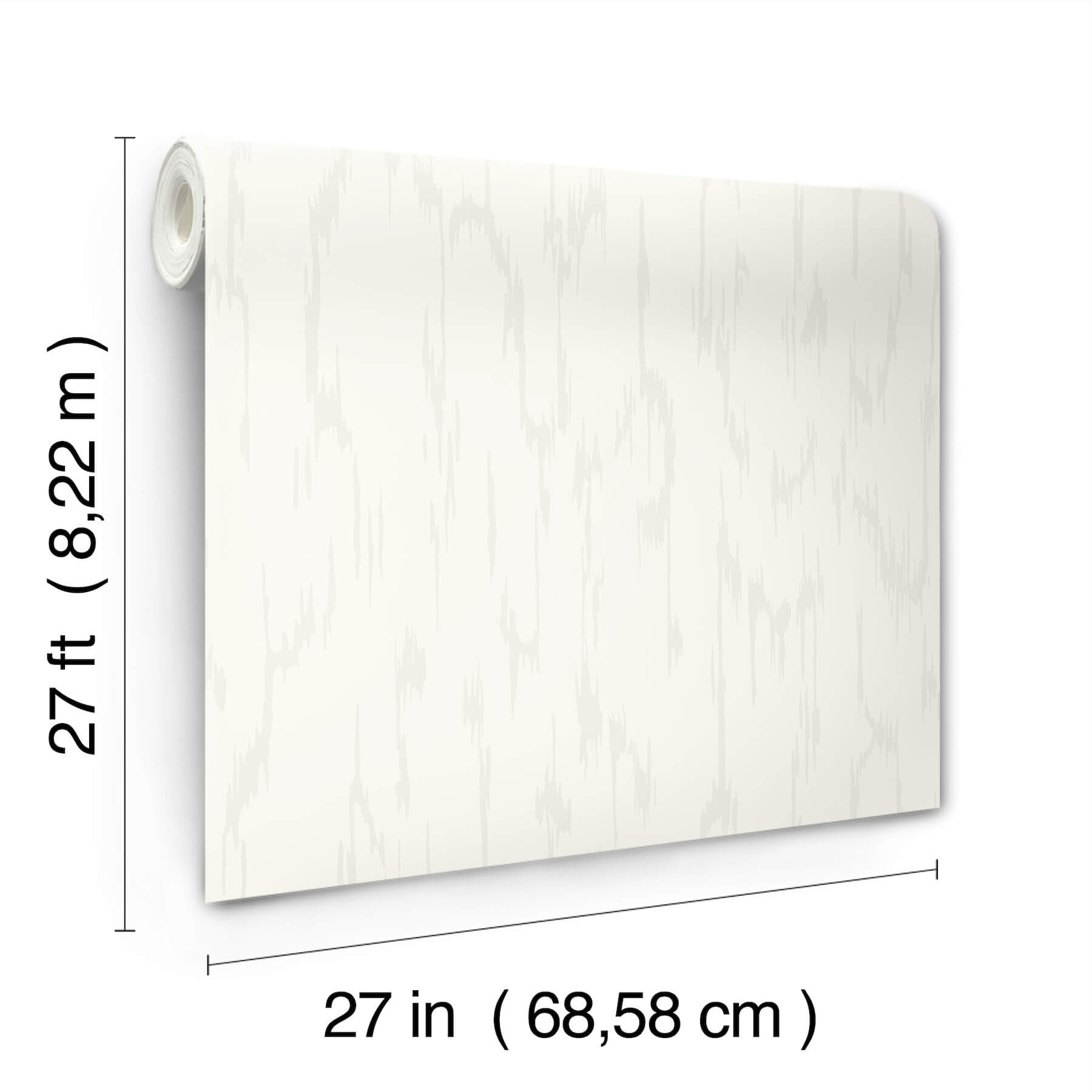 flowing-white-wallpaper-york-wallcoverings-df3365 - York Wallcoverings Wallpaper