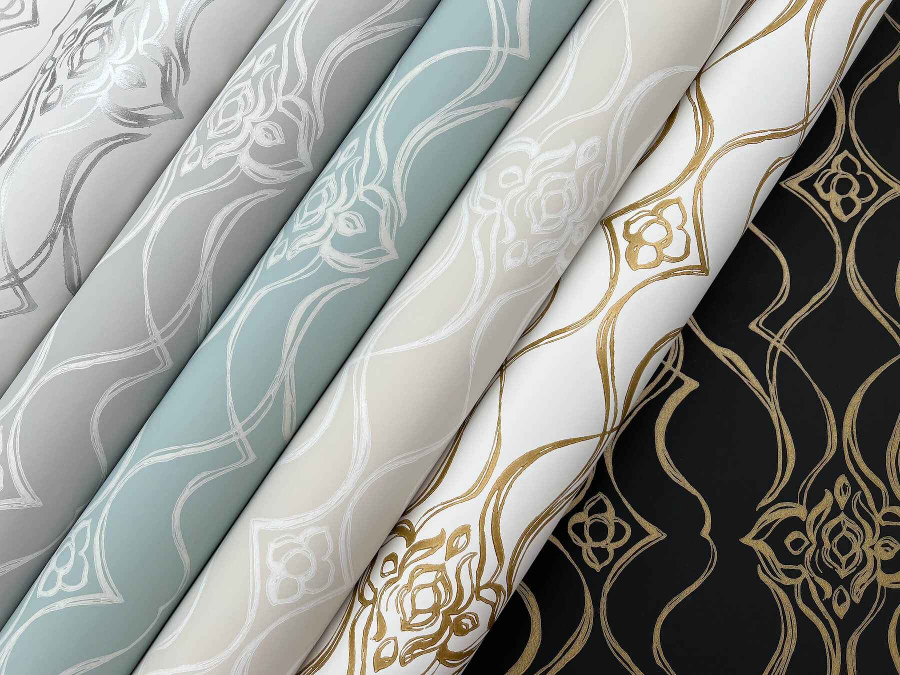 Pirouette Beige Wallpaper - York Wallcoverings - DF3375 - York Wallcoverings Wallpaper