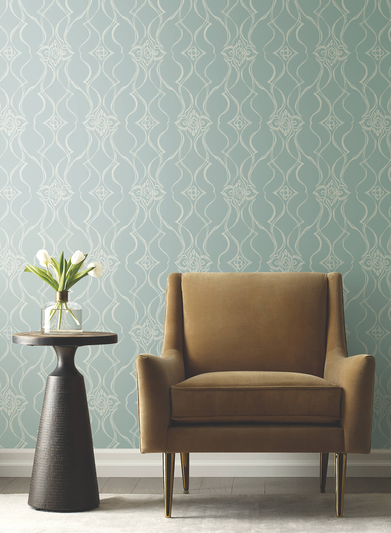 pirouette-spa-wallpaper-york-wallcoverings-df3376 - York Wallcoverings Wallpaper