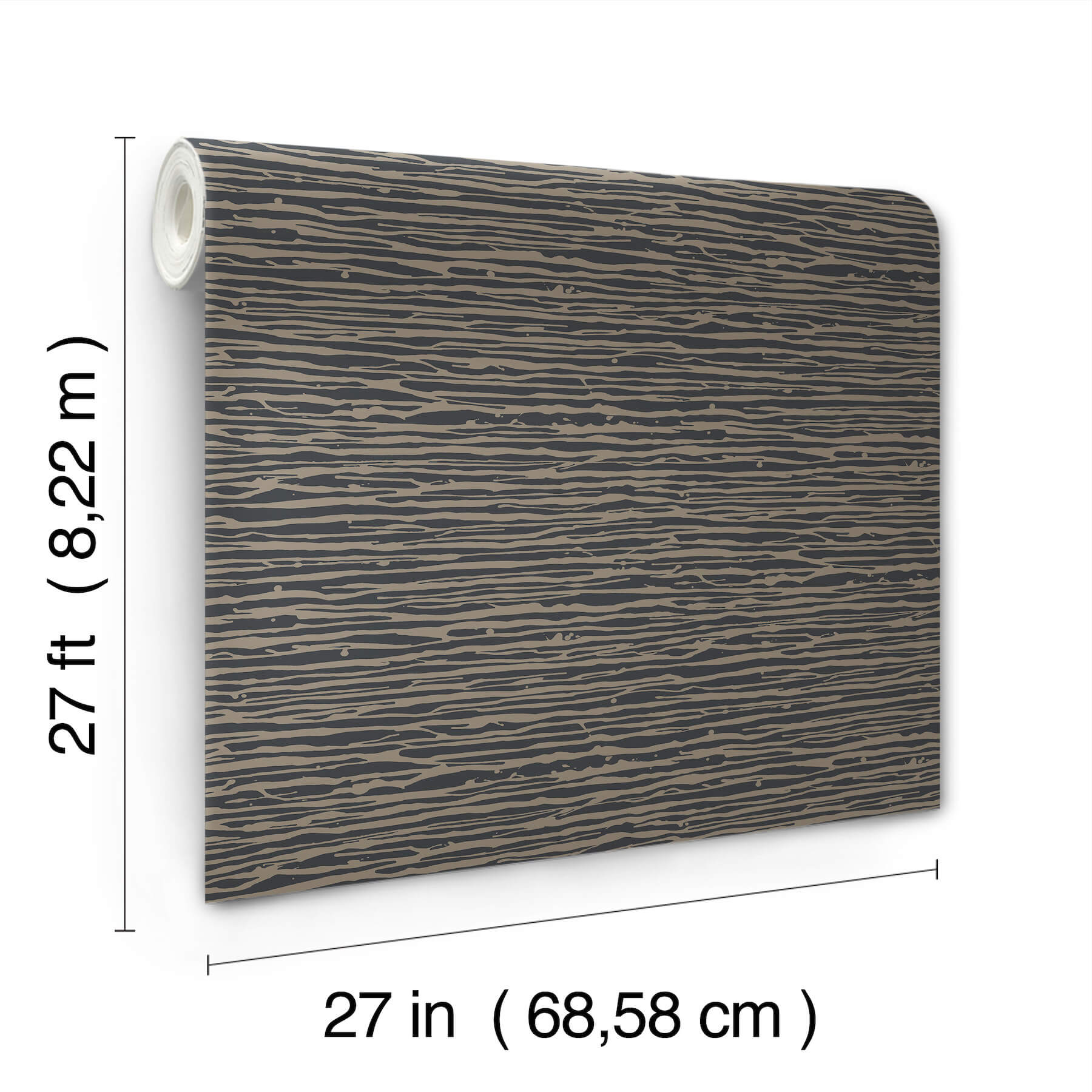 horizons-charcoal-wallpaper-york-wallcoverings-df3384 - York Wallcoverings Wallpaper
