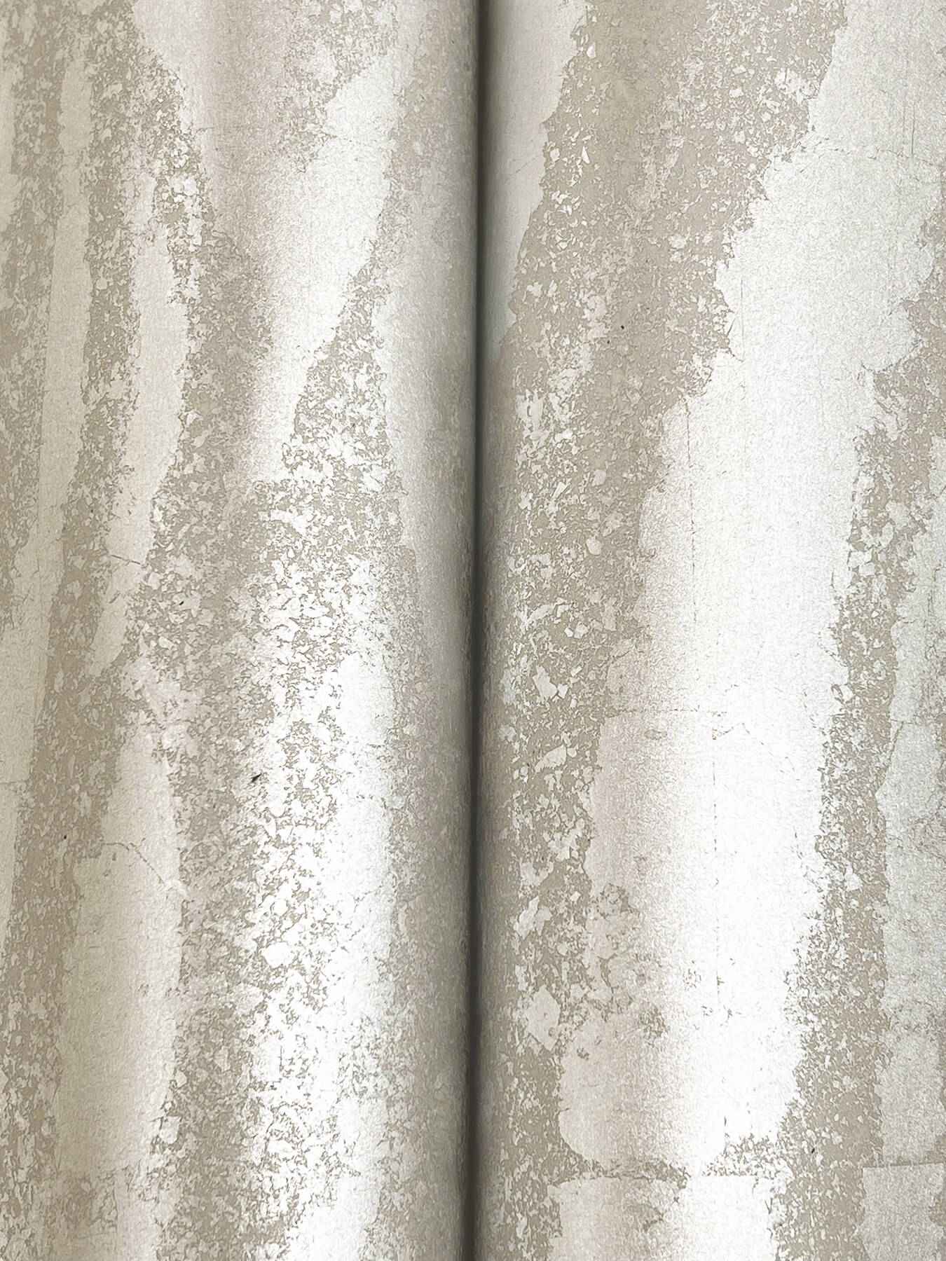 Zebra Chic Silver Wallpaper - York Wallcoverings - DF3392