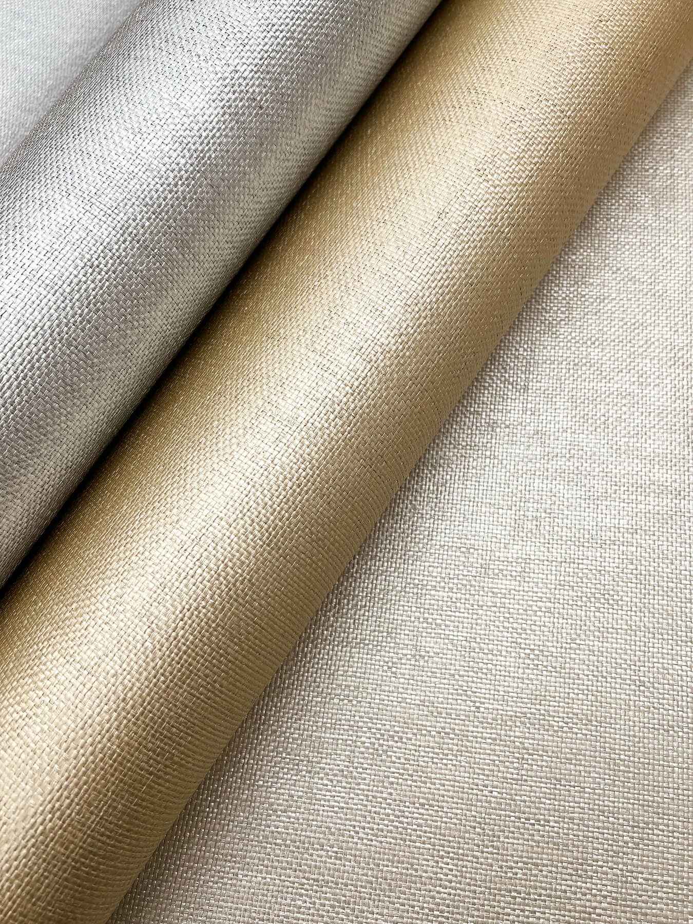 Woven Glimmer Silver Wallpaper - York Wallcoverings - DF3396 - York Wallcoverings Wallpaper