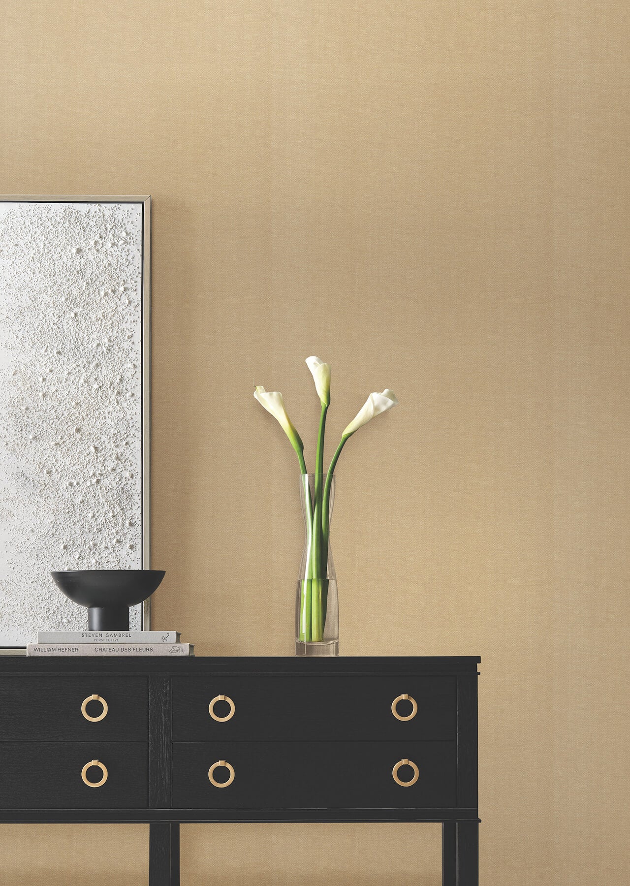 woven-glimmer-antique-gold-wallpaper-york-wallcoverings-df3397 - York Wallcoverings Wallpaper