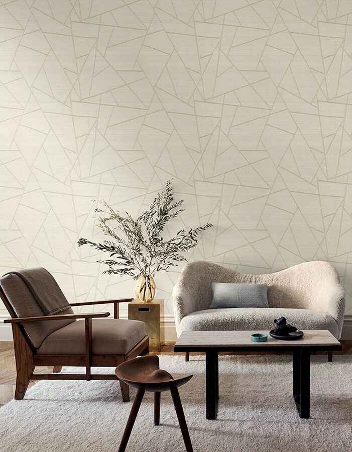 Lisle Ivory Wallpaper - York Wallcoverings - SI6823 - York Wallcoverings Wallpaper