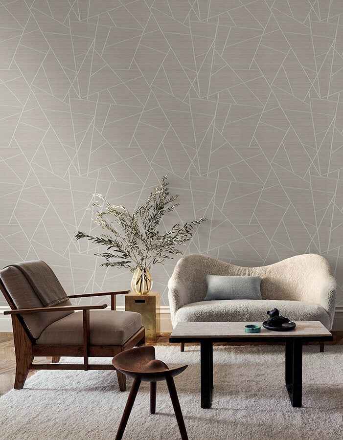 Lisle Smoke Wallpaper - York Wallcoverings - SI6824