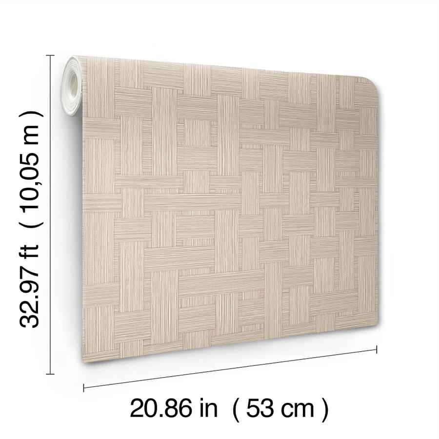 Basketry Wheat Wallpaper - York Wallcoverings - SI25721 - York Wallcoverings Wallpaper