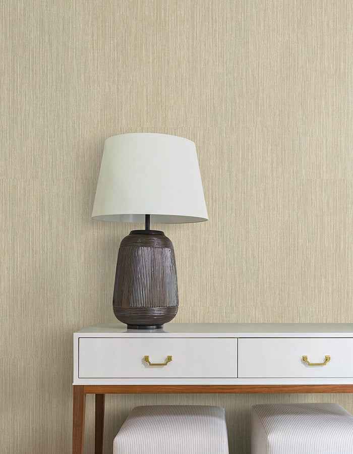Washed Ramie Reed Wallpaper - York Wallcoverings - SI25852