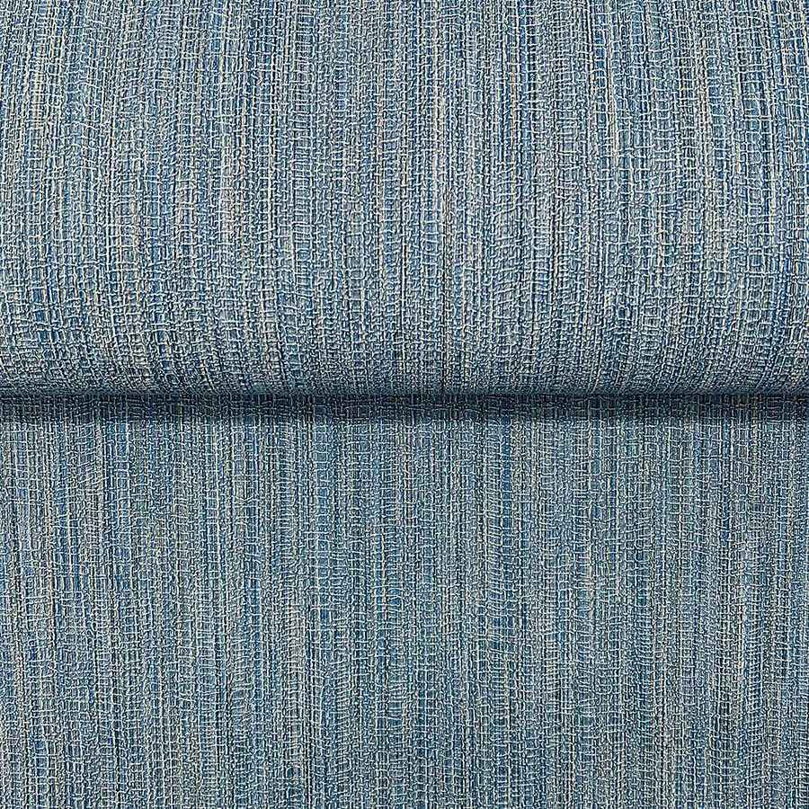 Washed Ramie Cobalt Wallpaper - York Wallcoverings - SI25856 - York Wallcoverings Wallpaper