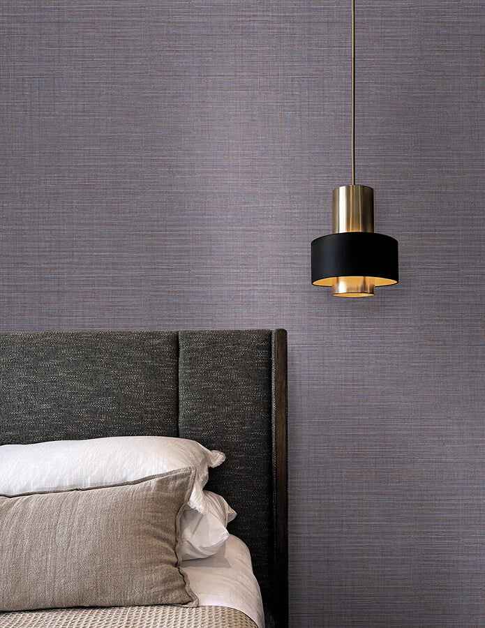 Lotus Silk Lilac Wallpaper - York Wallcoverings - SI25870 - York Wallcoverings Wallpaper