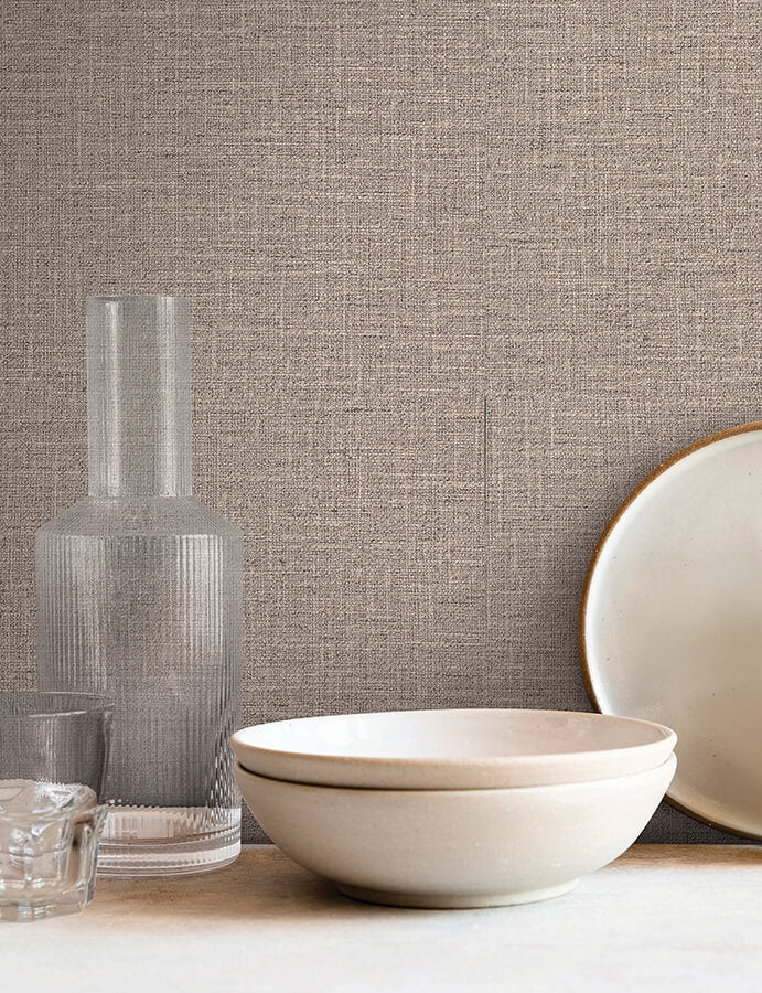 loom-latte-wallpaper-york-wallcoverings-si26140 - York Wallcoverings Wallpaper