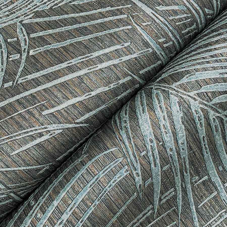 Della Palm Blue Multi Wallpaper - York Wallcoverings - SI50610 - York Wallcoverings Wallpaper