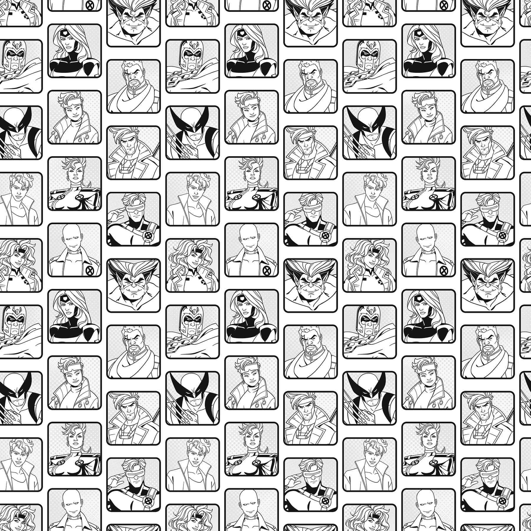 X-MEN '97 Comic Cast Peel and Stick Wa - York Wallcoverings - RMWS1319 - York Wallcoverings Wallpaper