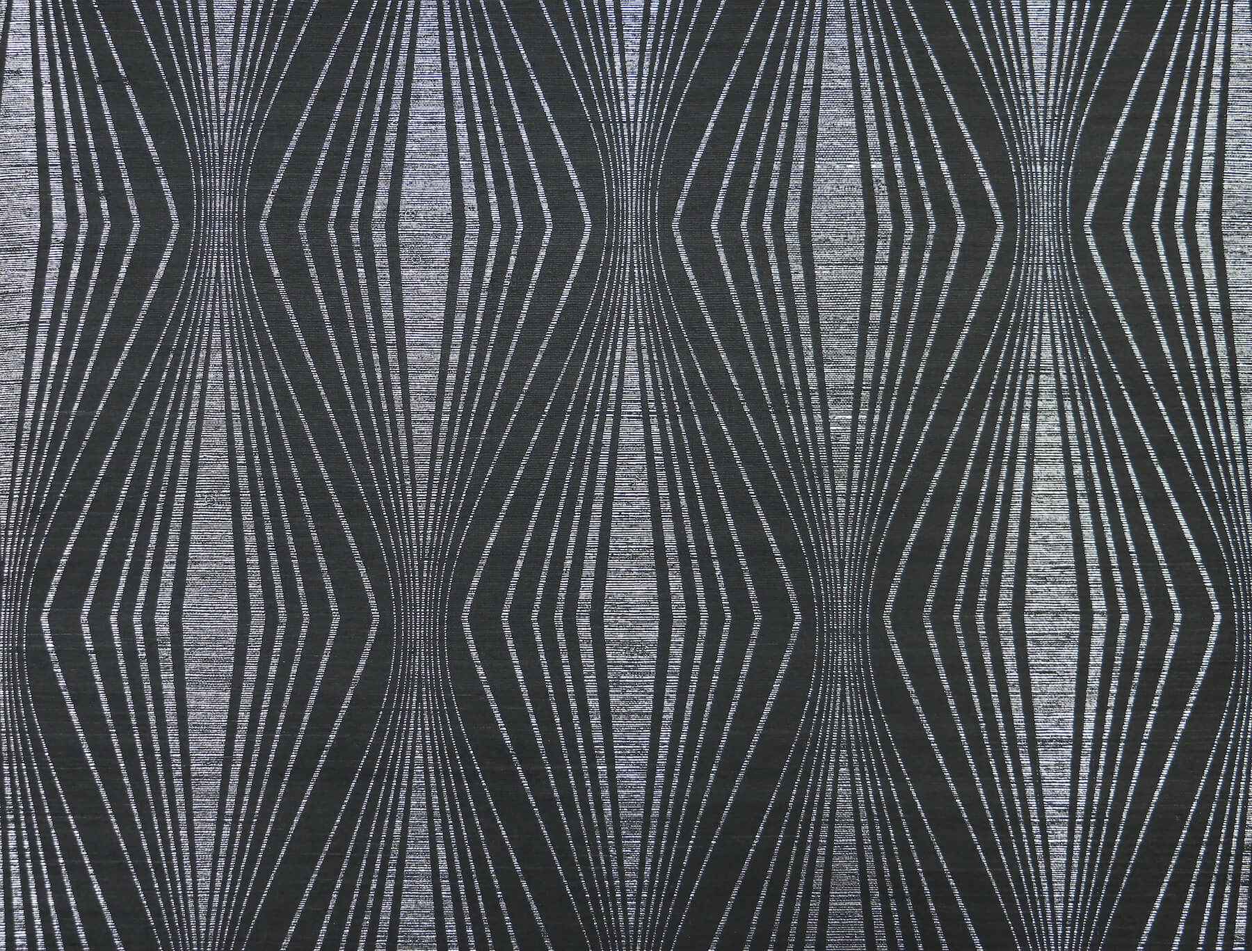 Radiant Silver & Black Wallpaper - York Wallcoverings - DL2934 - York Wallcoverings Wallpaper