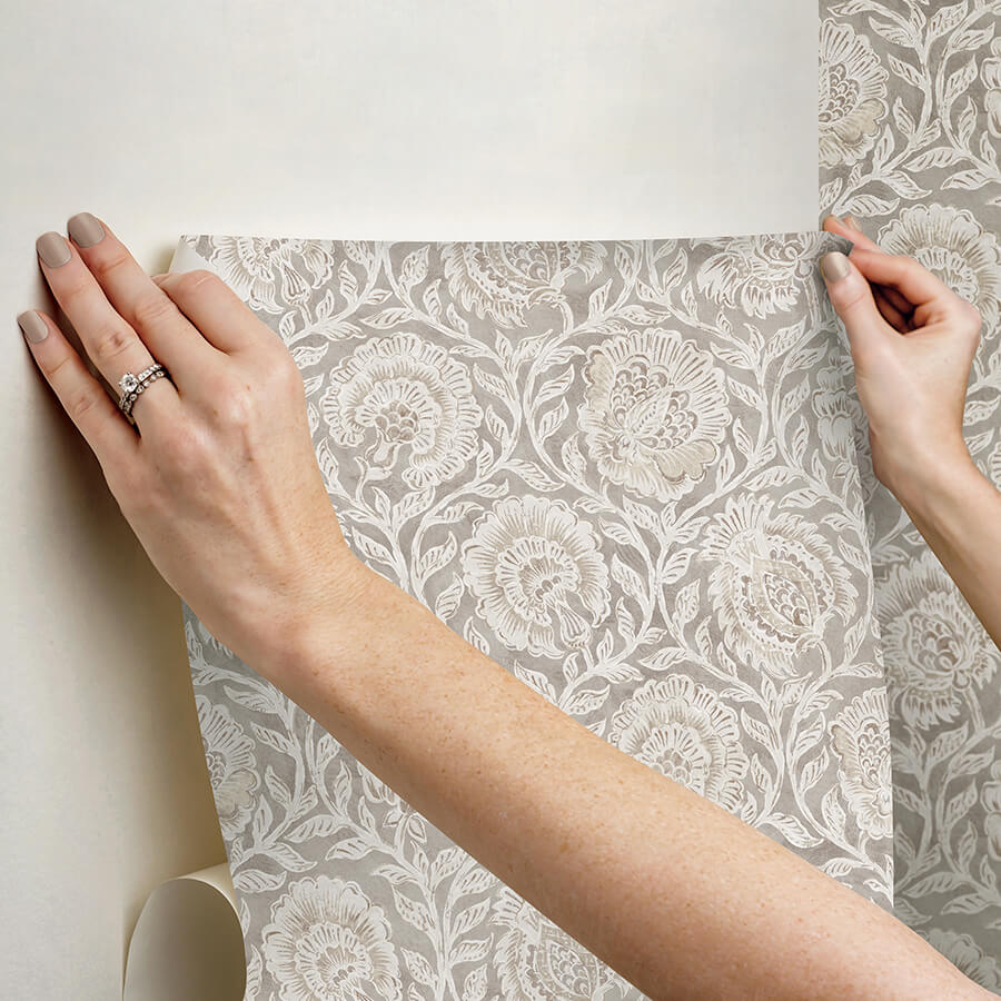 aliviya-peppercorn-peel-and-stick-wallpaper-york-wallcoverings-nns6508 - York Wallcoverings Wallpaper