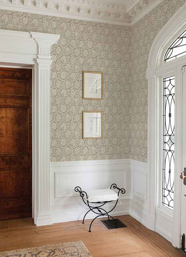 Aliviya Cha Peel & Stick Wallpaper - York Wallcoverings - NNS6509 - York Wallcoverings Wallpaper