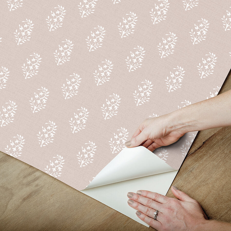 safia-coral-peel-and-stick-wallpaper-york-wallcoverings-nns6514 - York Wallcoverings Wallpaper