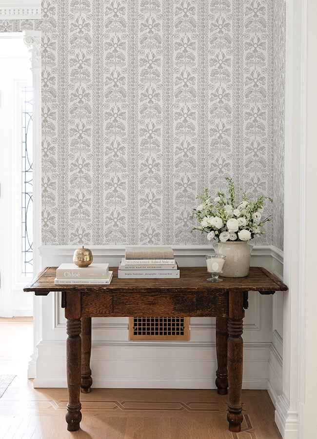 Zareen Caviar Peel & Stick Wallpaper - York Wallcoverings - NNS6515 - York Wallcoverings Wallpaper