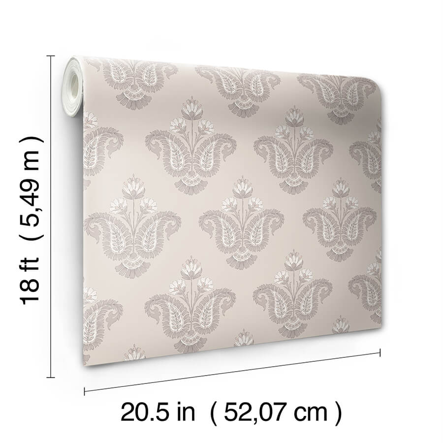 faiza-jute-peel-and-stick-wallpaper-york-wallcoverings-nns6519 - York Wallcoverings Wallpaper