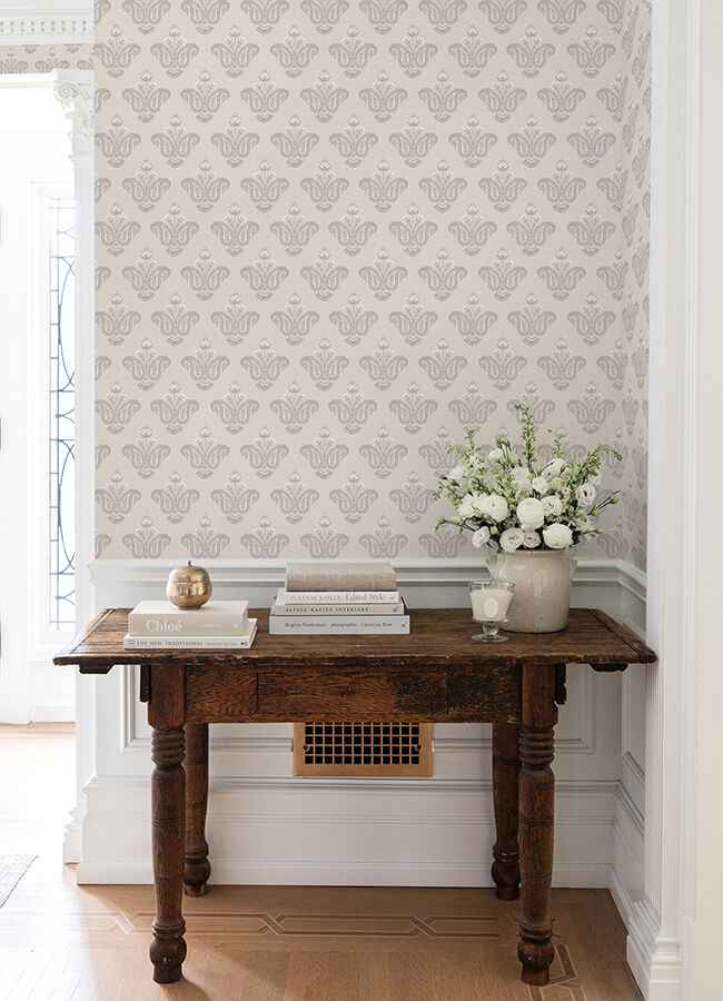Fazia Jute Peel & Stick Wallpaper - York Wallcoverings - NNS6519 - York Wallcoverings Wallpaper