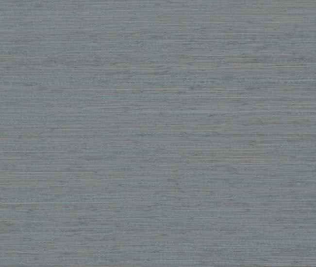 Painted Hemp Dusty Blue Wallpaper - York Wallcoverings - GRL86130