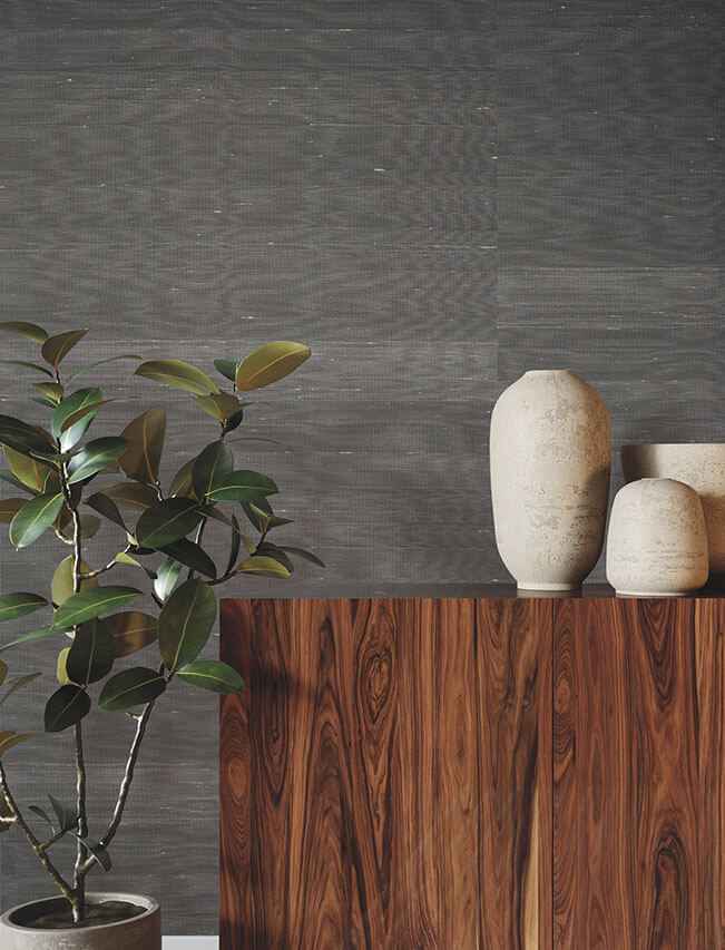 Silk Road Graphite Wallpaper - York Wallcoverings - GRL88126 - York Wallcoverings Wallpaper