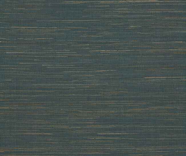 Multicolored Hemp Blue Wallpaper - York Wallcoverings - GRL88378