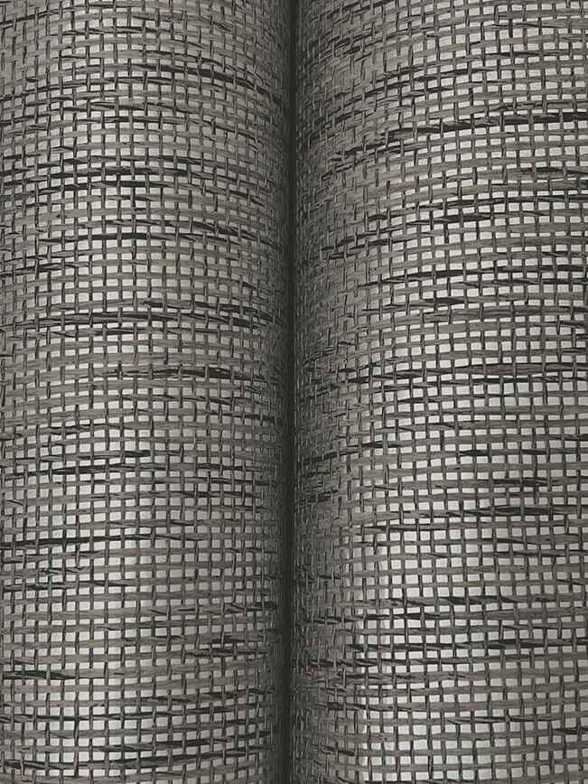 Twist Paperweave Black / Gray Wallpaper - York Wallcoverings - GRL88400 - York Wallcoverings Wallpaper