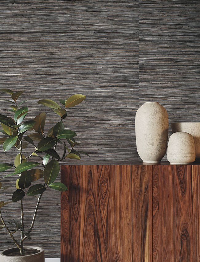 shimmering-hemp-black-silver-wallpaper-york-wallcoverings-ygl7077