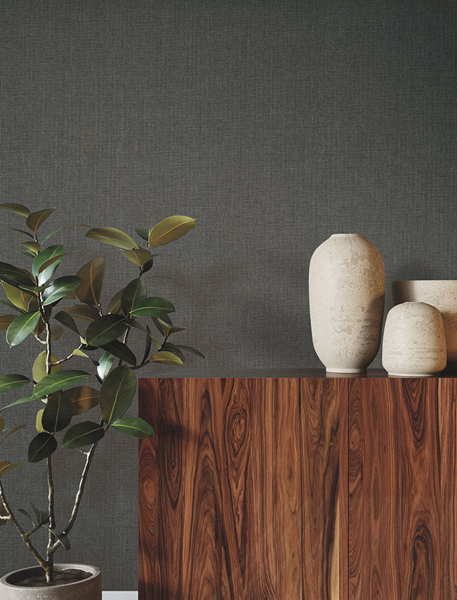 check-paperweave-graphite-wallpaper-york-wallcoverings-ygl7078