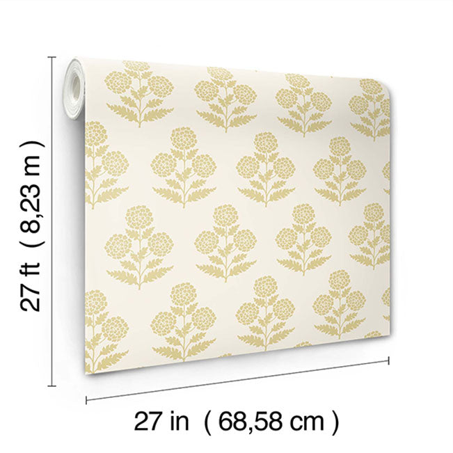 souci-butter-marigolds-wallpaper-york-wallcoverings-vp1432