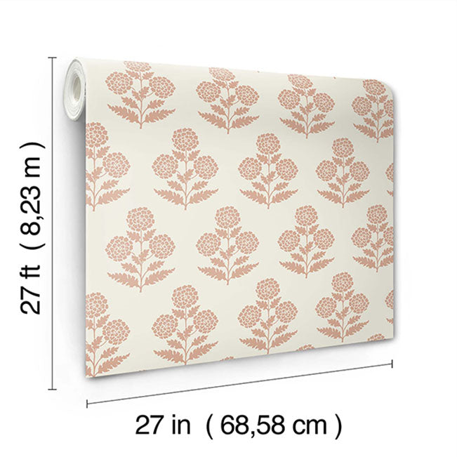 souci-rose-marigolds-wallpaper-york-wallcoverings-vp1434