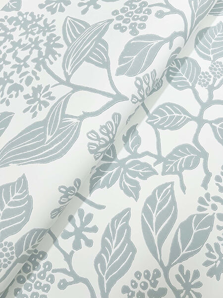 rowen-light-blue-botanical-wallpaper-york-wallcoverings-vp1346 - York Wallcoverings Wallpaper