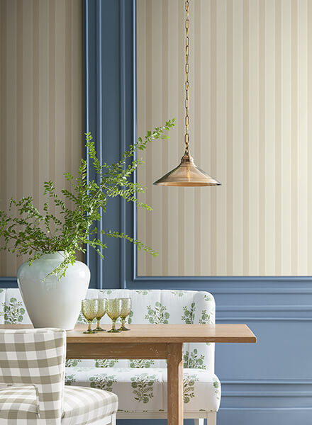 tilford-neutral-awning-stripe-wallpaper-york-wallcoverings-vp1374 - York Wallcoverings Wallpaper