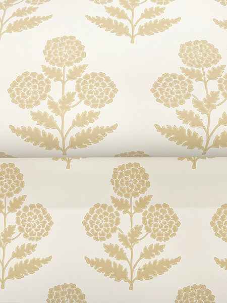 Souci Butter Marigolds Wallpaper - York Wallcoverings - VP1432 - York Wallcoverings Wallpaper